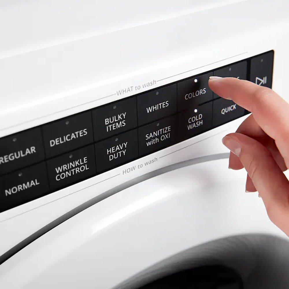 Whirlpool White 31-9/16 in. 4.3 cu. ft. Electric Front Load Washer 