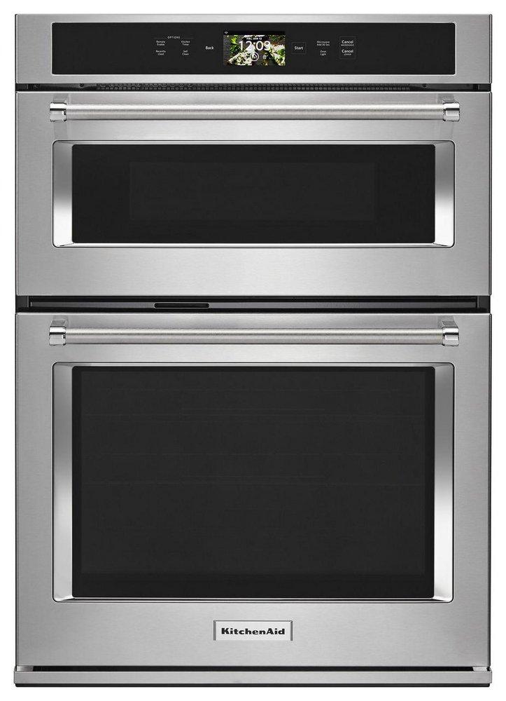 KitchenAid Stainless Steel 30 in. 6.4 cu. ft. Combo Oven 