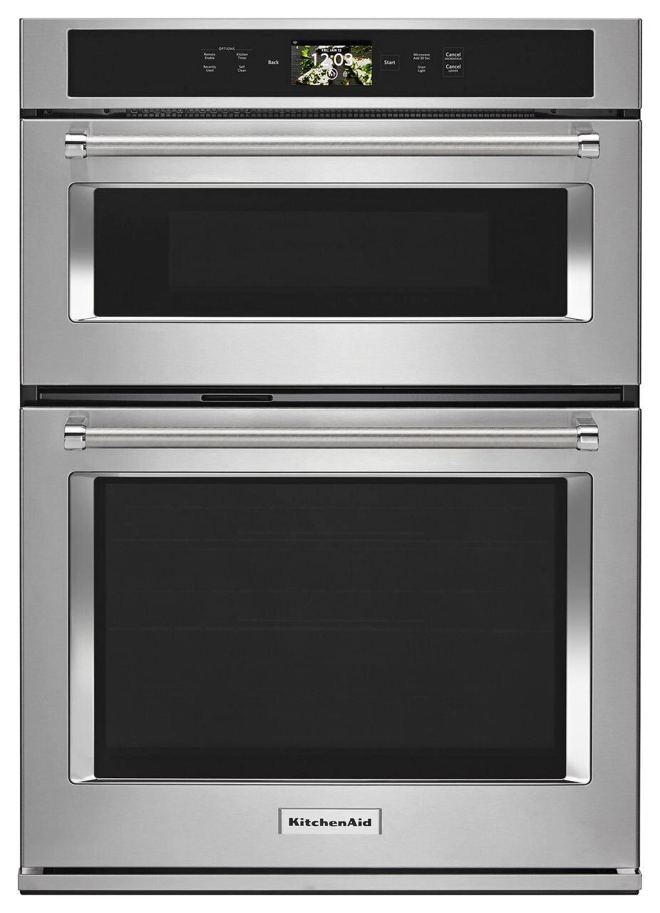 KitchenAid Stainless Steel 30 in. 6.4 cu. ft. Combo Oven 