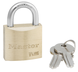 1-1/8 x 9/16 x 3/8 in. Padlock Shackle Keyed Alike in Brass
