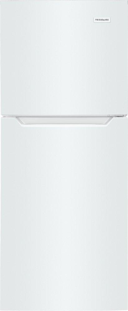 Frigidaire White 23-3/4 in. 7.4 cu. ft. Top Mount Freezer Refrigerator 