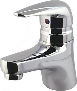 Single Handle Lever Deck Mount Service Faucet in Chrome Plated