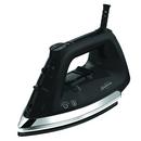 5-1/10 in. 3-Way Auto-Off Drip Free Nonstick Self Clean Soleplate Motion Smart Shot of Steam Spray Mist Mid-Size Steam Iron with Chrome Skirt in Black