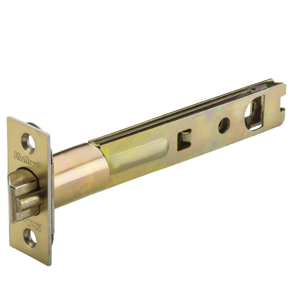Kwikset Polished Brass Backset Deadbolt Latch for 1-3/8 - 1-3/4 in. Thick Doors 