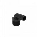 Banjo Black NPT x Barbed 90 Degree Polypropylene Elbow 