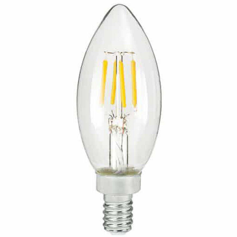 TCP Warm White Dimmable LED Candelabra E-12 Bulb 