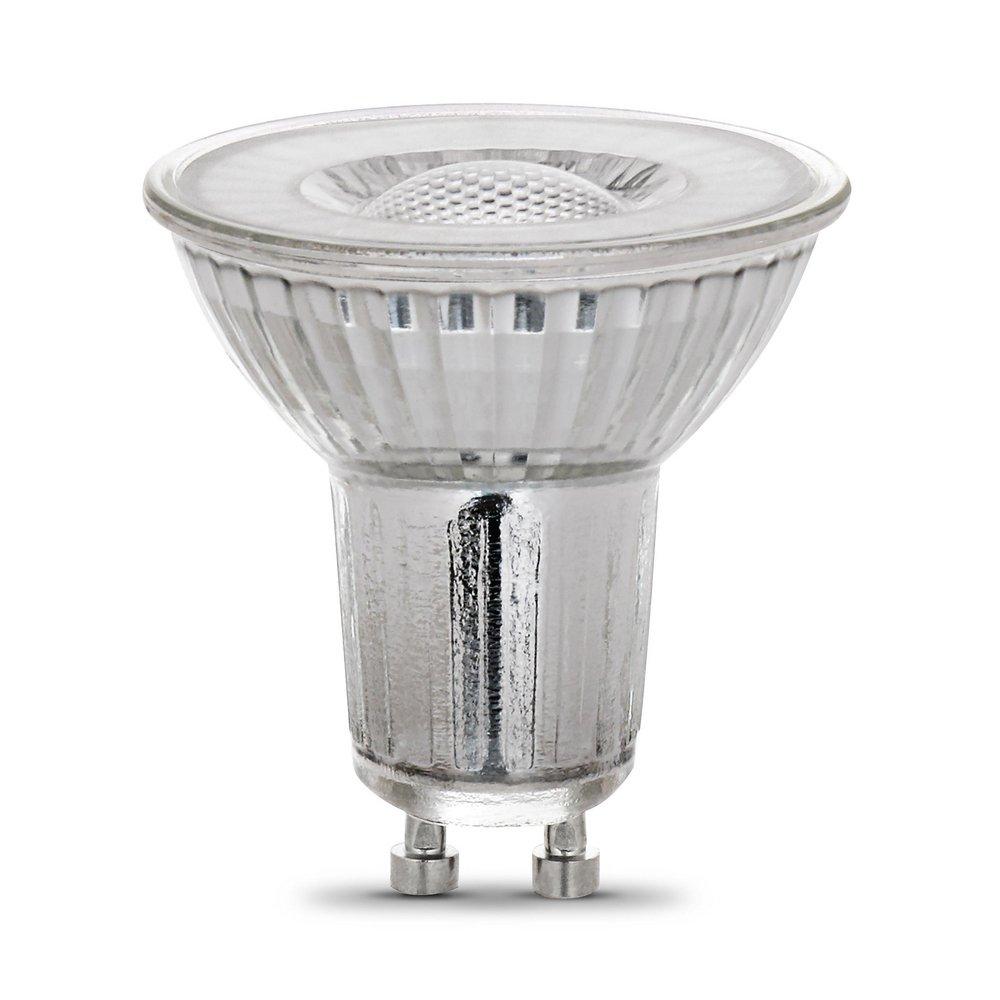 Feit Electric Bright White MR16 LED Bulb GU10 Base 3000 Kelvin 40 Degree Dimmable 120V in Bright White 