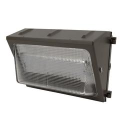 50W 120/277V 5000 Kelvin 1-Light LED Wall Pack in Bronze