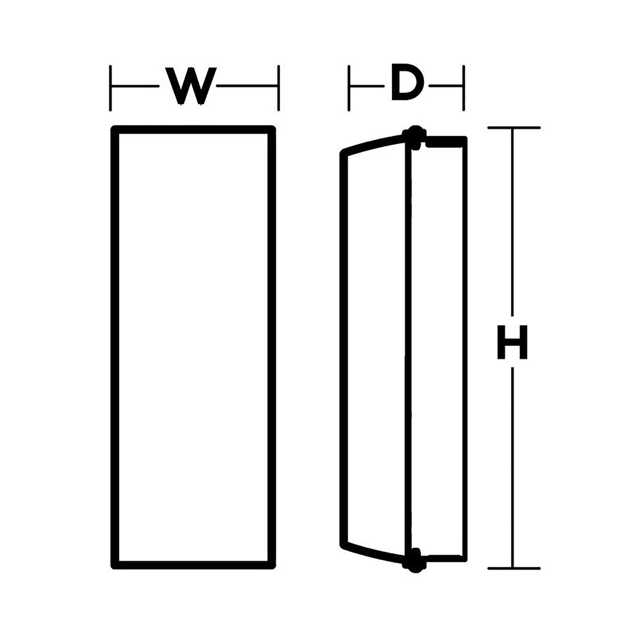 AFX Oil Rubbed Bronze 10.5W LED Wall Fixture with Clear Prismatic Diffuser 