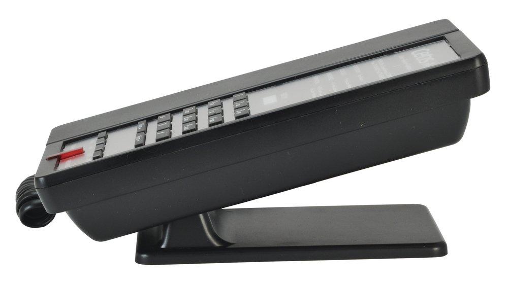 Cetis Black Single-Line Hotel Speakerphone with Message Waiting Light 