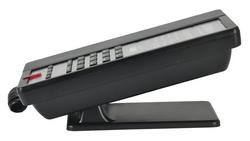 Single-Line Hotel Speakerphone with Message Waiting Light in Black