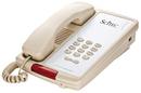 Single-Line Basic Hotel Telephone with Message Waiting Light in Ash