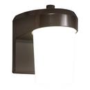 4-1/2 x 6-4/5 in. 9W 1-Light LED Down Lighting Outdoor Wall Sconce in Bronze