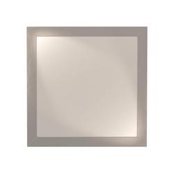 36-1/50 x 36-1/50 in. Surface Mount Framed Rectangular Mirror in Satin Nickel