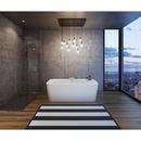 MAAX White 67 x 31 in. Freestanding Bathtub with Rear Center Drain 