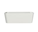 MAAX White 67 x 31 in. Freestanding Bathtub with Rear Center Drain 