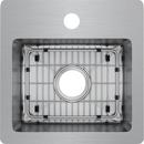 Elkay Polished Satin 15 x 15 in. Drop-in and Undermount Stainless Steel Bar Sink 