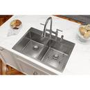 Elkay Polished Satin 33 x 22 in. Stainless Steel Double Bowl Dual Mount Kitchen Sink in Polished Satin 
