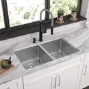 Elkay Polished Satin 33 x 22 in. Stainless Steel Double Bowl Dual Mount Kitchen Sink in Polished Satin 
