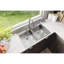 Elkay Polished Satin 33 x 22 in. 4 Hole Stainless Steel Double Bowl Dual Mount Kitchen Sink 