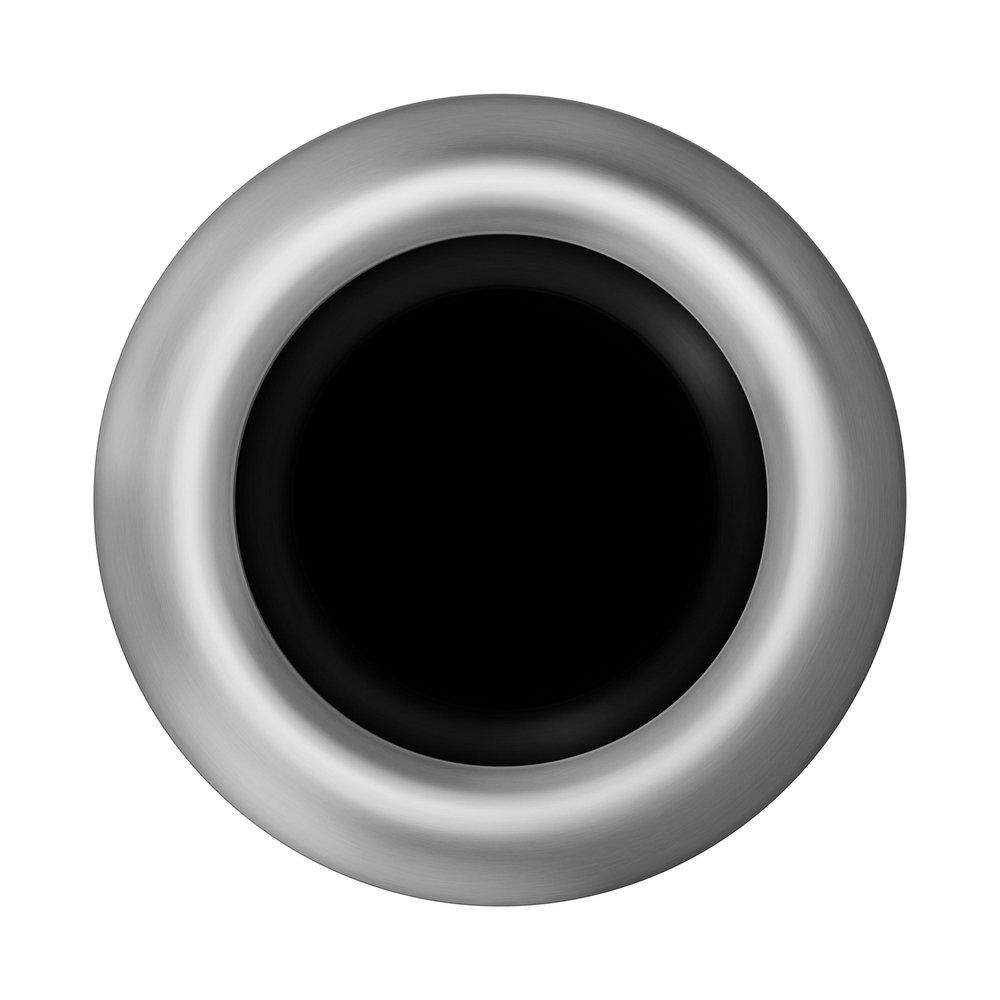 Simplehuman Brushed Stainless Steel 115 L Heavy Gauge Bullet Open Top Commercial Trash Can 