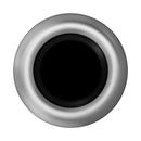 Simplehuman Brushed Stainless Steel 115 L Heavy Gauge Bullet Open Top Commercial Trash Can 