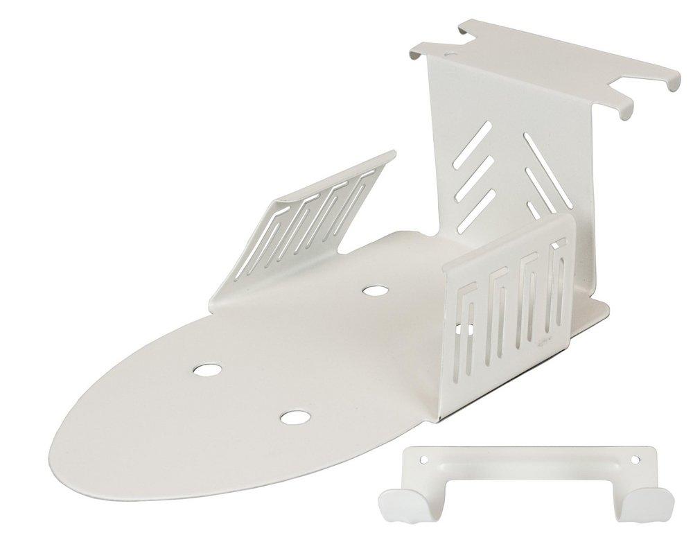 Pressto Valet White 13 in. Wall Mount Standard Steel Iron Organizer Pack 