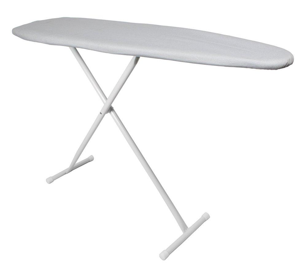 Pressto Valet Silver 14 in. Classic Metal Ironing Board with Cotton Cover 