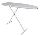 Pressto Valet Silver 14 in. Classic Metal Ironing Board with Cotton Cover 