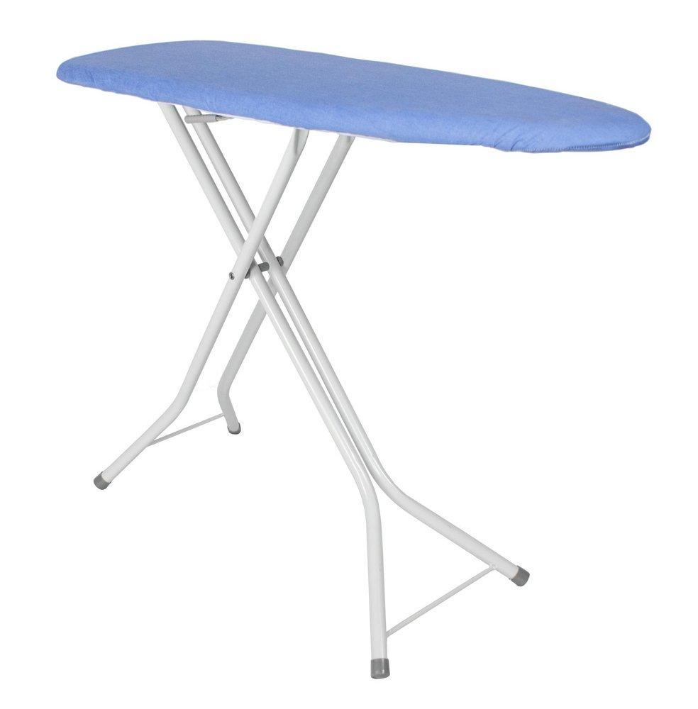 Pressto Valet Blue 13 in. Compact Metal Ironing Board with Cotton Cover 