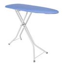 13 in. Compact Metal Ironing Board with Cotton Cover in Blue