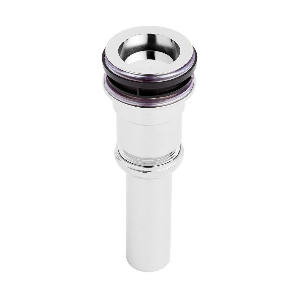 Signature Hardware Polished Chrome Pop Down Lavatory Drain and Overflow 