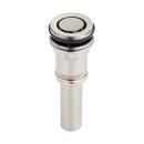 Signature Hardware Brushed Nickel Pop Down Lavatory Drain and Overflow 