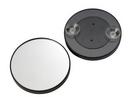 3 in. Wall Mount 15X Suction Cup Magnifying Mirror in Black