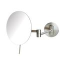 7-3/4 x 9-1/4 in. Wall Mount 5X Magnifying Mirror in Nickel