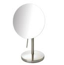 7-3/4 x 13-1/2 in. Table Top 5X Magnifying Mirror in Nickel