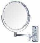 Jerdon Style Polished Chrome 8 x 12 in. Lighted Wall Mount Double Arm 5X Magnifying Mirror 