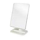 8-1/2 x 11 in. LED Lighted 10X Adjustable Magnifying Spot Mirror in White