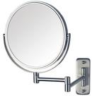 Jerdon Style Nickel 8 x 12 in. Wall Mount Double Arm 8X Magnifying Mirror 