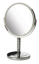 8 x 13 in. Freestanding Table Top 5X Magnifying Mirror in Polished Chrome