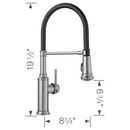 BLANCO PVD Steel Single Handle Pull Down Kitchen Faucet 