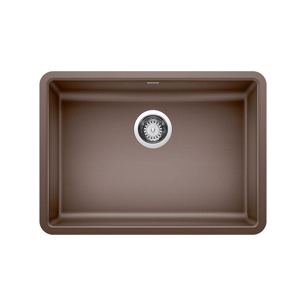 BLANCO Caf&eacute; 25 x 18 in. No Hole Granite Composite Single Bowl Undermount Kitchen Sink 