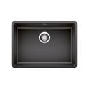 BLANCO Anthracite 25 x 18 in. No Hole Composite Single Bowl Undermount Kitchen Sink 