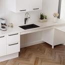 BLANCO Cinder 25 x 18 in. No Hole Granite Composite Single Bowl Undermount Kitchen Sink 