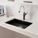 BLANCO Cinder 25 x 18 in. No Hole Granite Composite Single Bowl Undermount Kitchen Sink 
