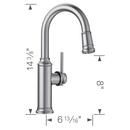 BLANCO PVD Steel Single Handle Lever Bar Faucet 