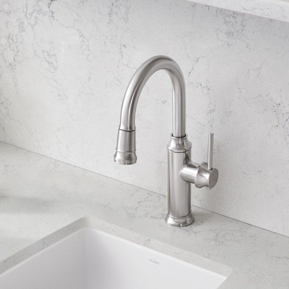 BLANCO PVD Steel Single Handle Lever Bar Faucet 