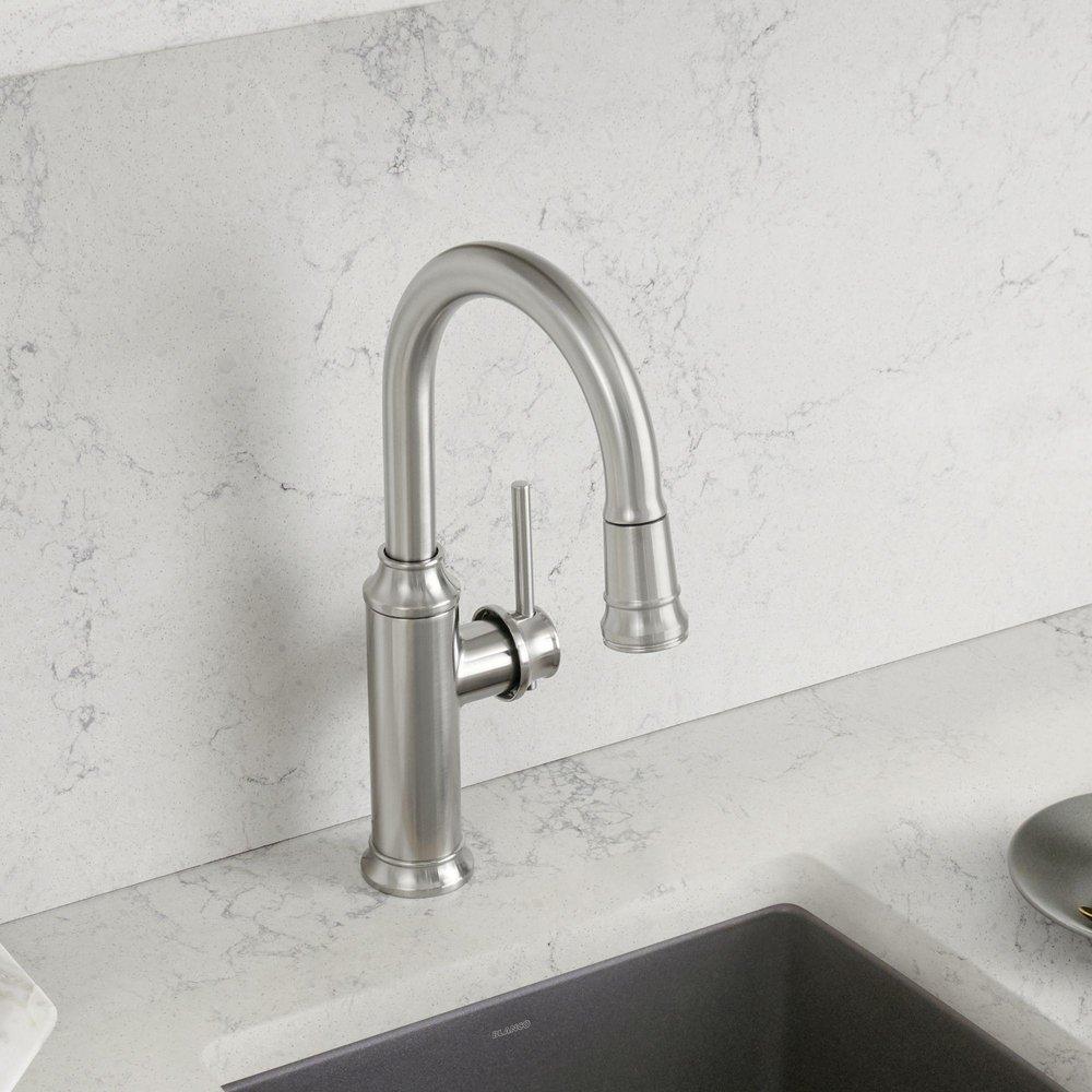 BLANCO PVD Steel Single Handle Lever Bar Faucet 