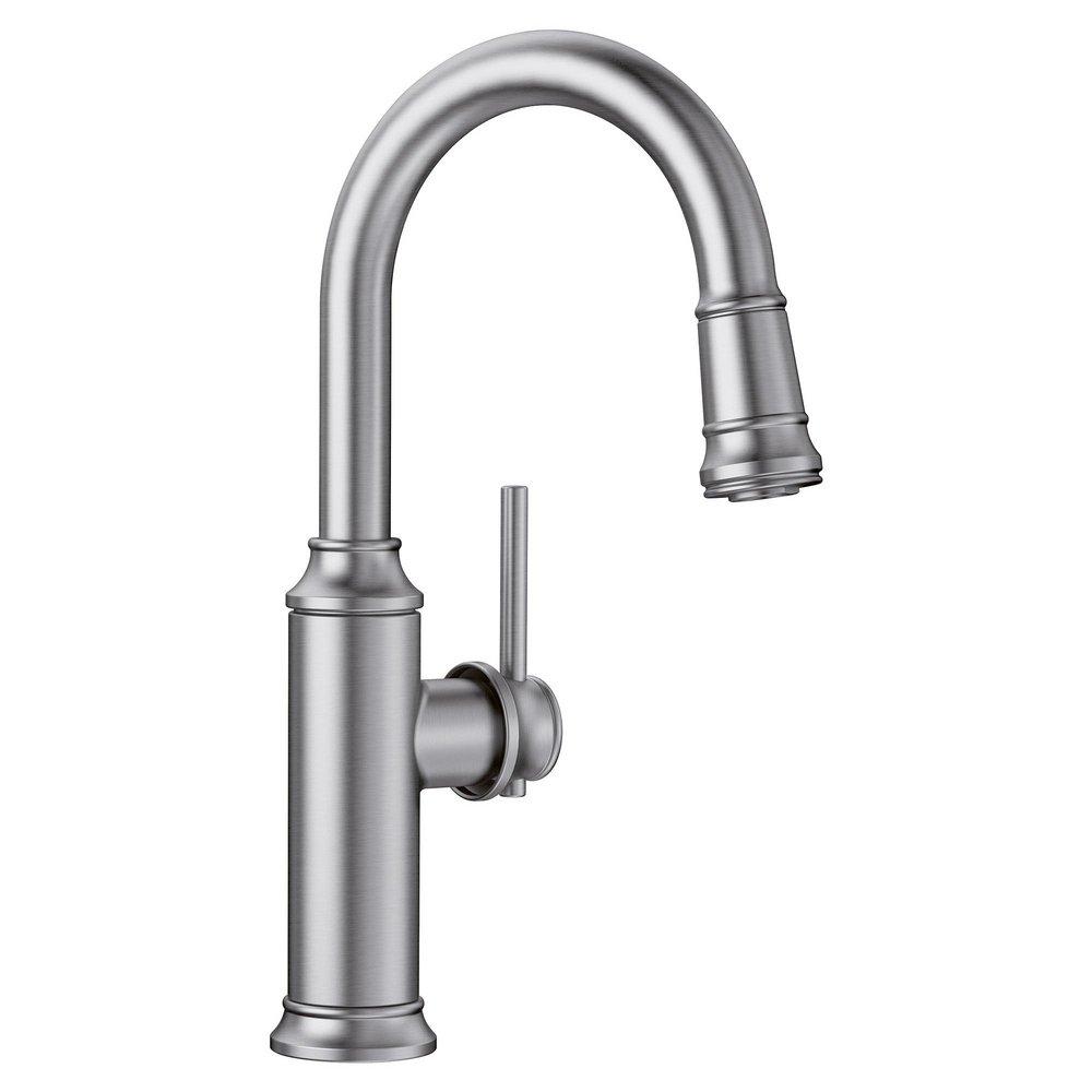 BLANCO PVD Steel Single Handle Lever Bar Faucet 