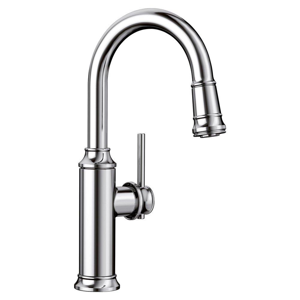 BLANCO Chrome Single Handle Lever Bar Faucet 